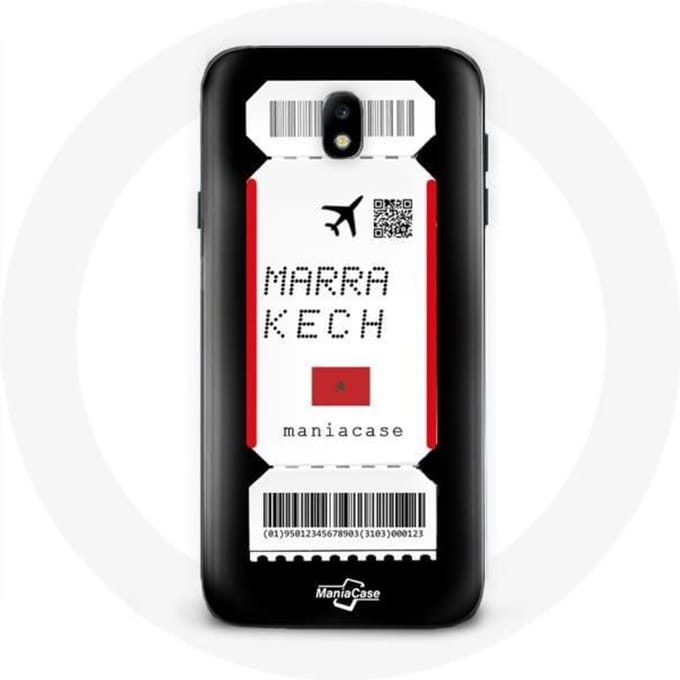 Samsung Galaxy J3 2017 hoesje Vliegticket Marrakech Marokko