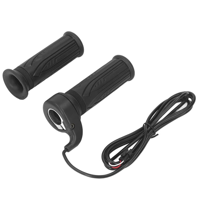 Elektrische Fiets Draaigashendel 20X Draagbare Accelerator Handvat Grip voor 2,22 cm Stuur black