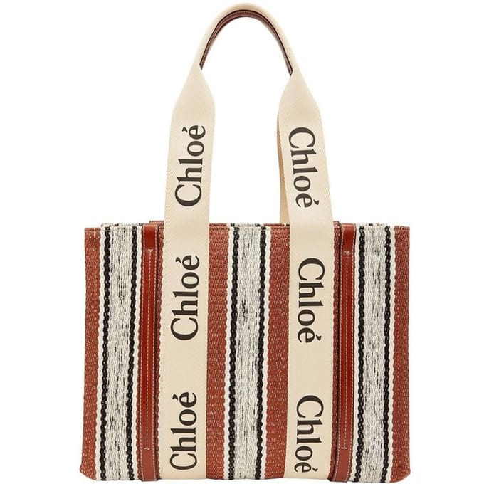 Chloe Medium Woody Tote Tas