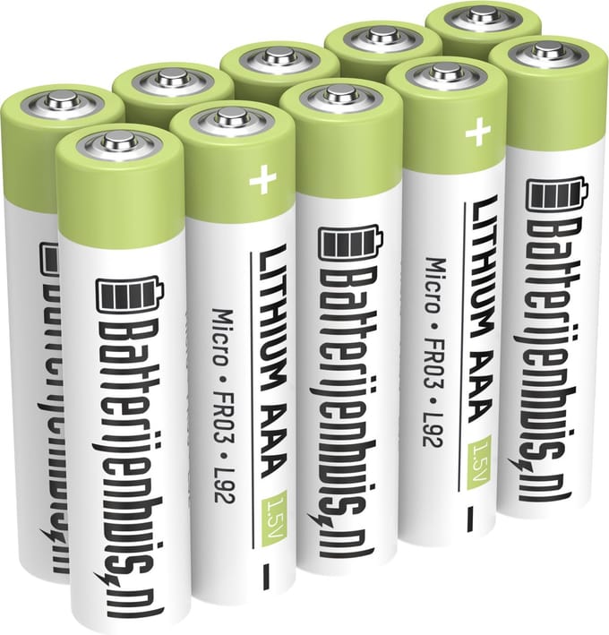 AAA Lithium Batterijen 10x