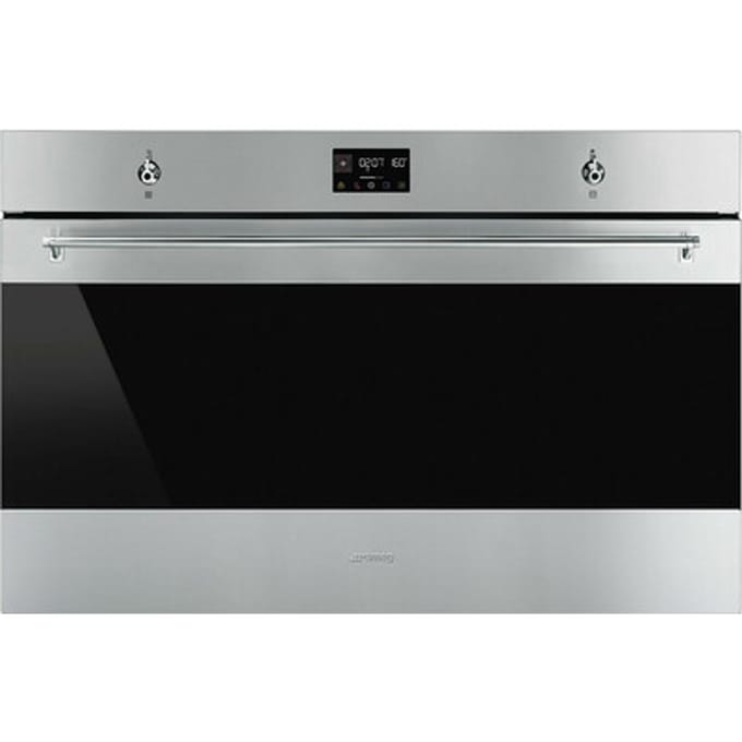 SMEG Thermogeventileerd Oven Oven , Classici, 90 cm, Thermogeventileerd, Roestvrij staal, A+, Pyrolyse