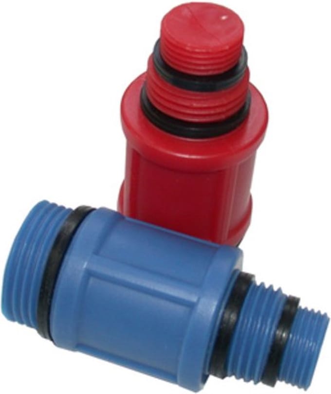 Sanitools saniplug universele bouwstop 3/8 1/2 3/4 rood