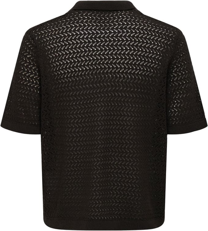 ONLY&SONS - ONSNYLE 5 SS SPLIT POLO KNIT CS - Heren - Gebreide truien