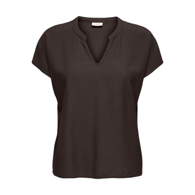 JDY - JDYCAYA LION LINEN S/S TOP WVN DIA - Dames - Blouses
