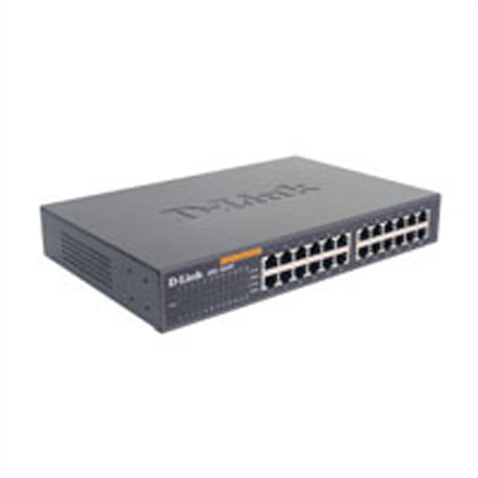 D-Link DES-1024D 24-Port Fast Ethernet Unmanaged Desktop Switch