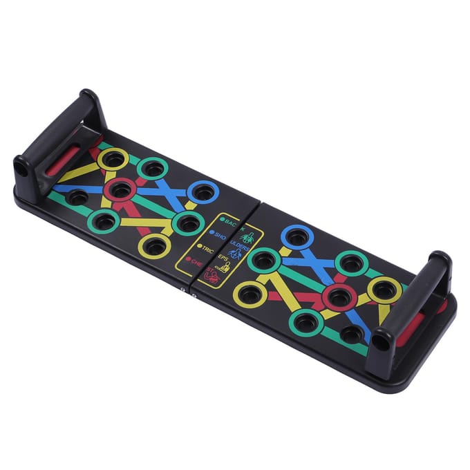 Opvouwbaar Druk Op Bord Thuis Workout Fitness Apparatuur Multifunctioneel voor Spier Training black