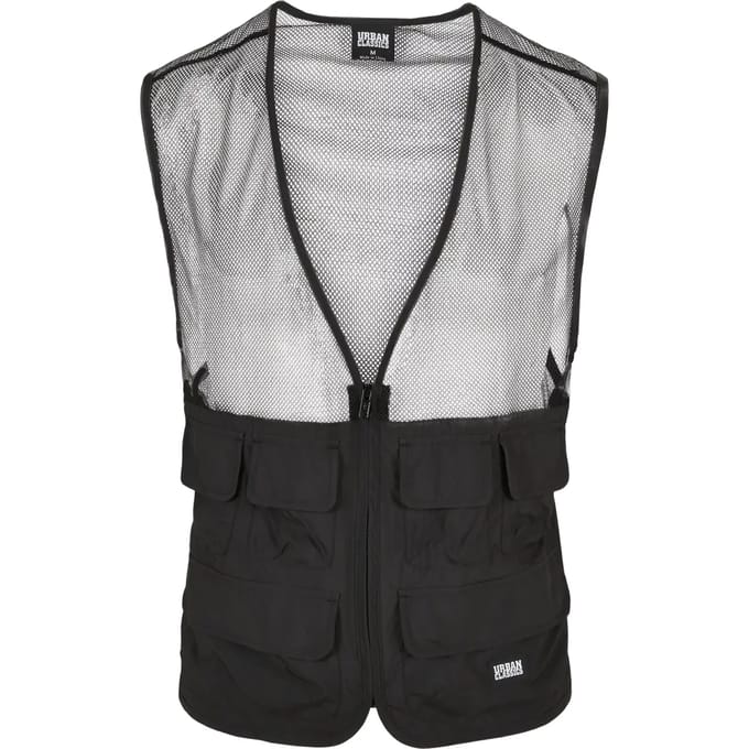 Urban Classics - Light Pocket Mouwloos jacket - 2XL - Zwart