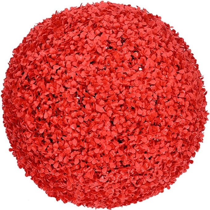 Kunstgras Bal - Buxus Bal - Balkon Decoratie - UV-Beschermd PVC - 41cm Diameter - Groen