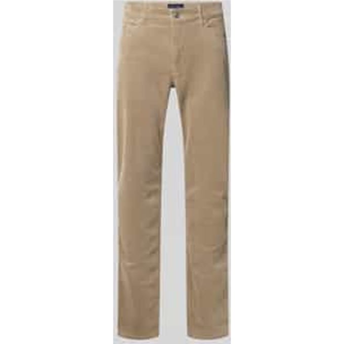regular fit corduroy broek in 5-pocketmodel