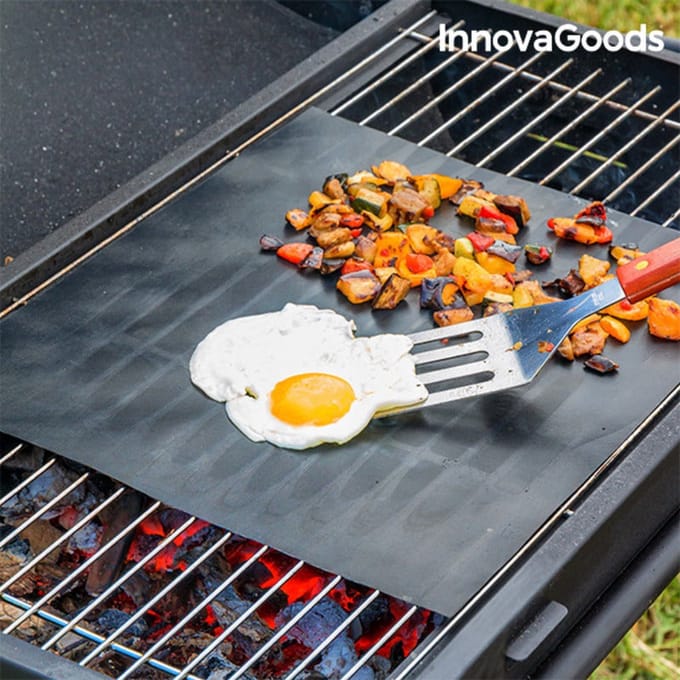 Barbecue Mat - Barbeque Accessoires - Ovenbeschermer - BBQ Antikleef Teflon Bakmat Grill - 2 Stuks