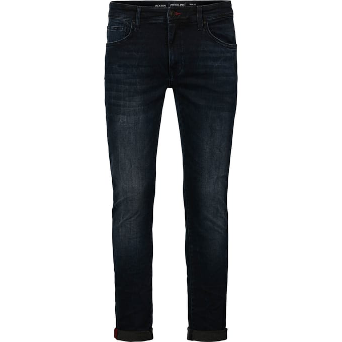 Petrol Industries - Heren Jackson Slim Fit Jeans  - Blauw