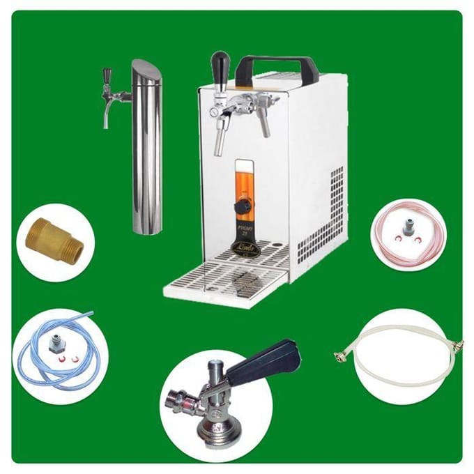 Tireuse à bière - PYGMY - 20/K - 25 litres/h - Pompe à membrane - Acier inoxydable