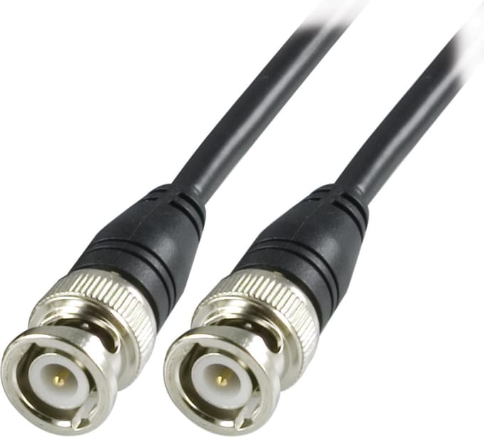 DELTACO DEL-136, Krimp connector coaxkabel, BNC, RG59, 5 meter