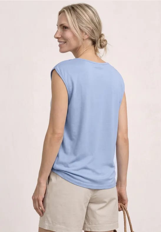 Basic shirt met boothals