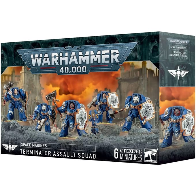 Bordspellen Games Workshop Warhammer 40k - Space Marines Escouade d'Assaut de Terminators