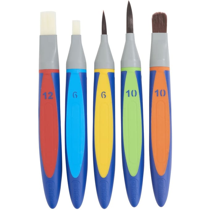 Pelikan Penselen griffix® 5 penselen met houder
