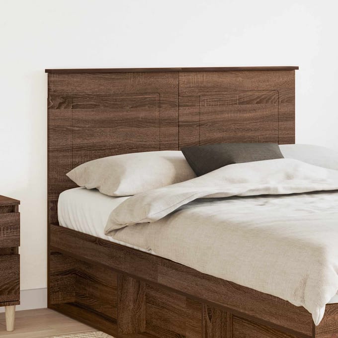 vidaXL - Hoofdbord - Bruine - eik - 100 - cm - Geconstrueerd - hout