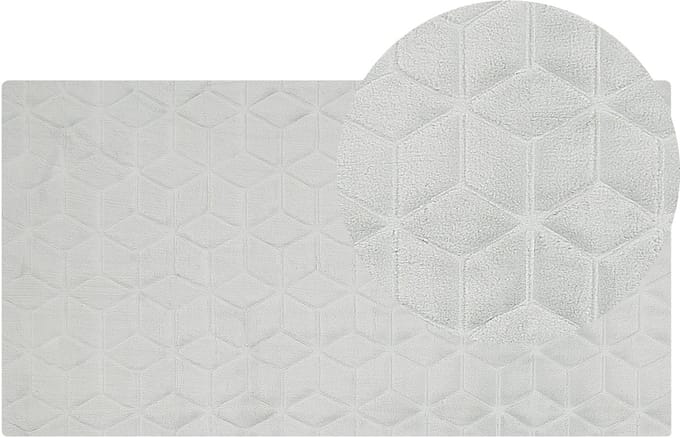 THATTA - Vloerkleed - Lichtgrijs - 80 x 150 cm - Nepbont