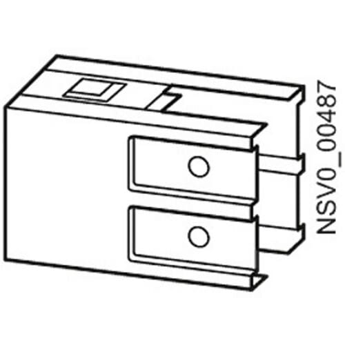 BVP:043977 Siemens eindflens 160-400 A BD2-400-FE Flens 1 stuk(s)