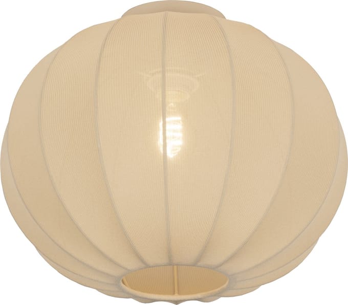 Lumidora Plafondlamp 74455 - Plafonniere - TACK - E27 - Beige - Creme - Zand - Textiel - ⌀ 38 cm