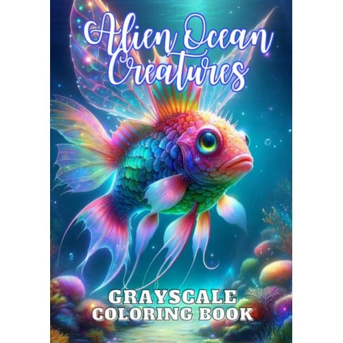 Alien Ocean Creatures - Nori Art Coloring