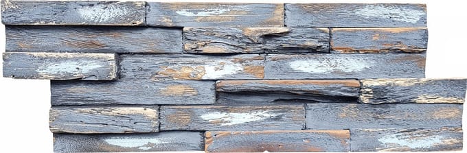 Houtstrips 3D Teakhout Makassar 50x18cm