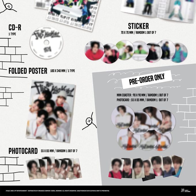 Selecteer POB Digipack Ver Umm Great Ver KickFlip 1e Mini Album Flip it Kick it No POB Ver white