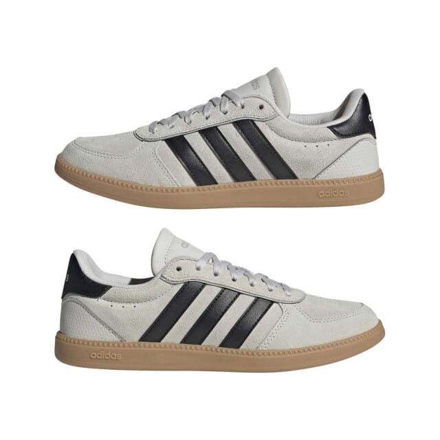 Adidas Breaknet Sleek Sneakers Dames - Grijs - Maat 40 - Leer