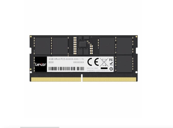 Lexar | 8GB 1×8GB DDR5 | 5600MHz | SODIMM | CL46 | Geheugenmodule | RAM