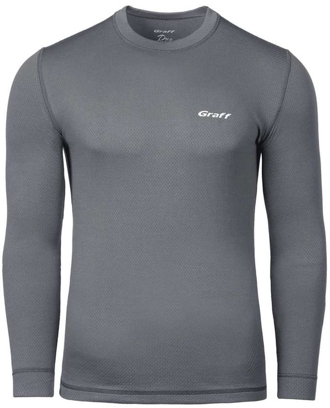 Graff Thermo Active Lange Mouwen Basislaag Grijs XL Man