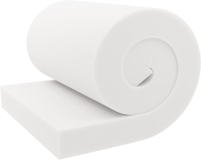 Schuimrubber Kussen - Bekleding Schuim - Meubelherstel - Certipur Gecertificeerd - 44 ILD 10cm dik - Wit