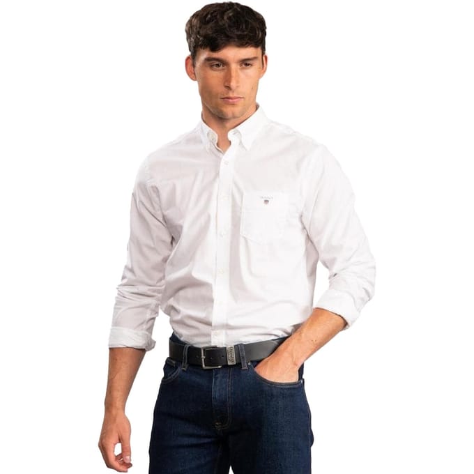 Gant Heren Regular Fit Overhemd | Het Oxford Overhemd