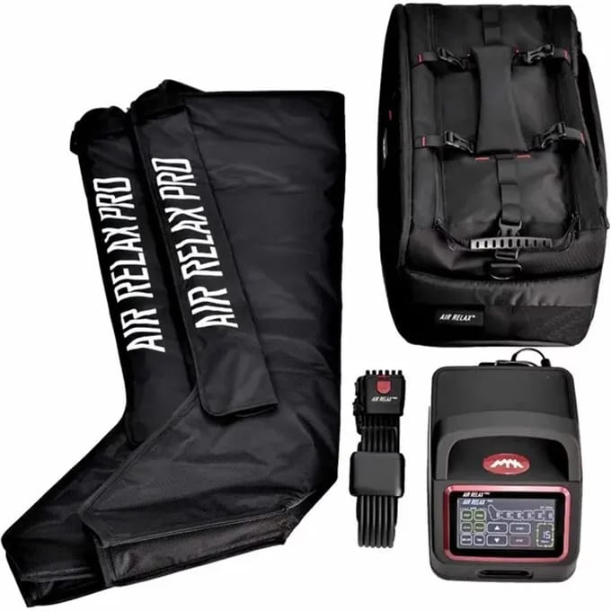 Compressiesysteem met herstelschoenen en -zak Air Relax Pro