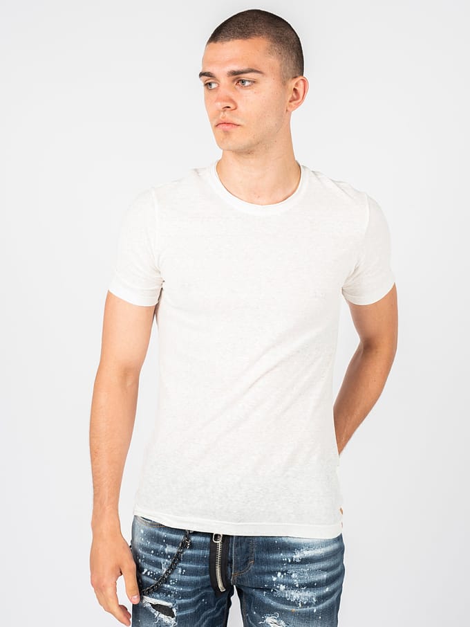 Xagon Man T-Shirt Lino Mannen romig