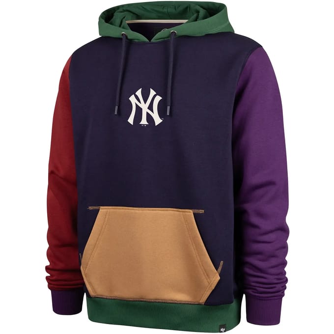 Sweatshirt New York Yankees 47Brand MLB Color Block Dunloe