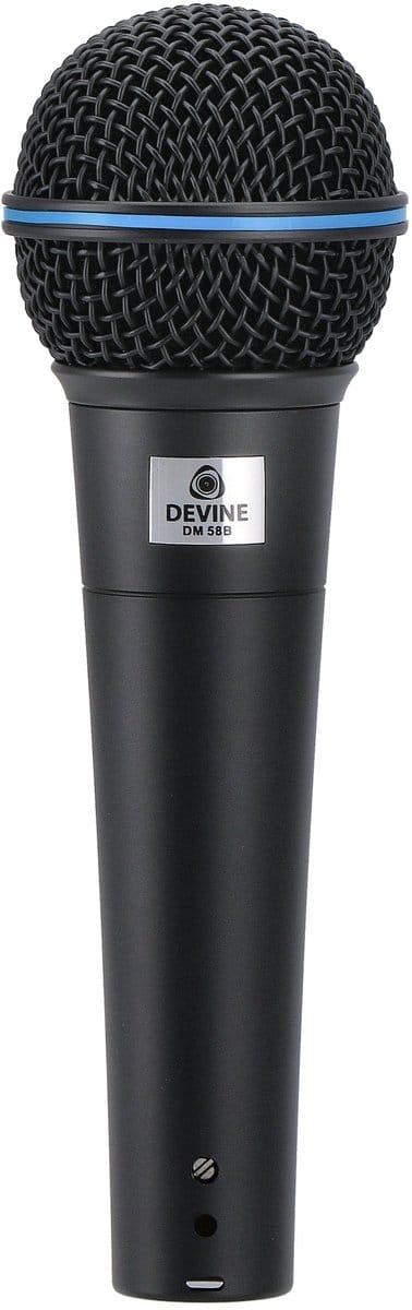 Zangmicrofoon - incl. clip, etui en gratis lessen - Devine DM58 B - Multikleur