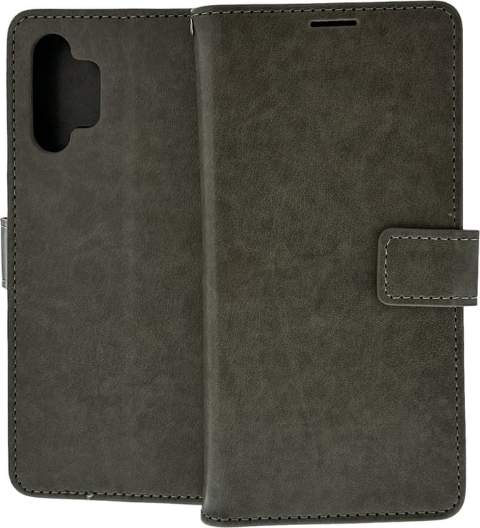 Portemonnee Book Case Hoesje Geschikt voor: Samsung Galaxy A32 4G - Grijs