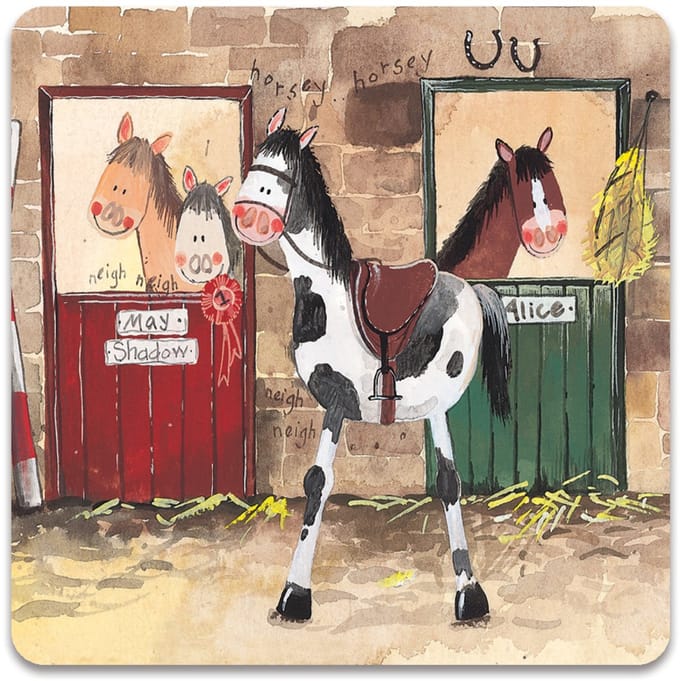 Alex Clark Alice's Stables Fridge Magnet ~ Koelkast magneet paarden