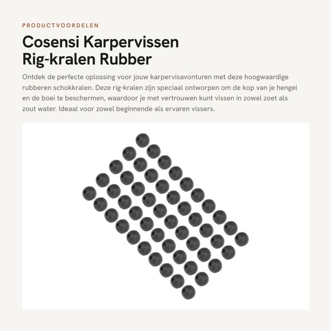 Dailygoods- Rig-kralen rubberen schokkralen - Bescherming