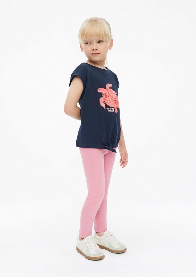 s.Oliver - female - Sweatlegging met glinsterende tailleband