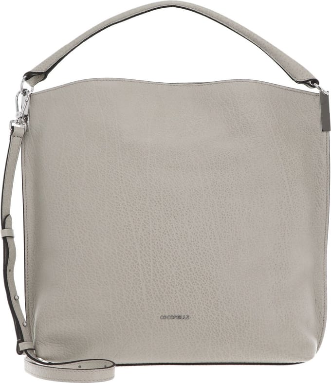 COCCINELLE Leren Schoudertas Handtas Estelle Elephant Shoulder Bag Gelso Beige