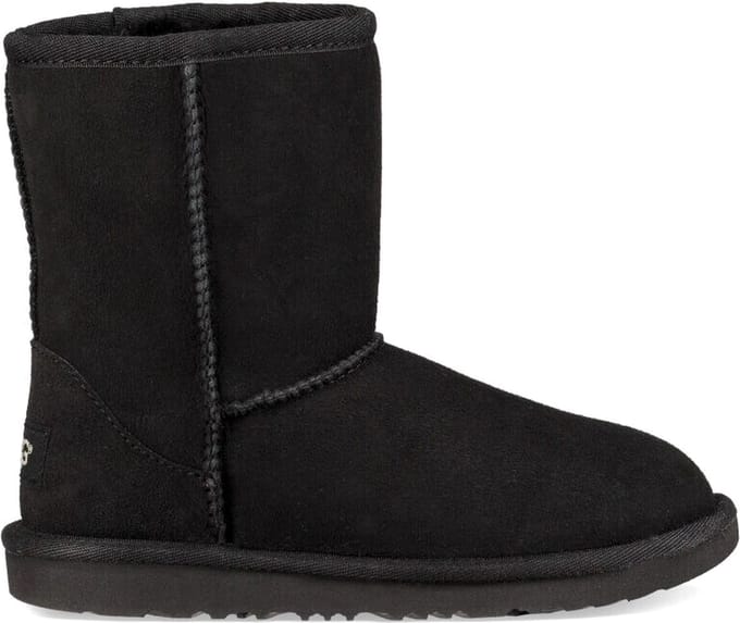 UGG® Classic II for Kids in Black, Size 12K, Twinface/Polyester/Wool