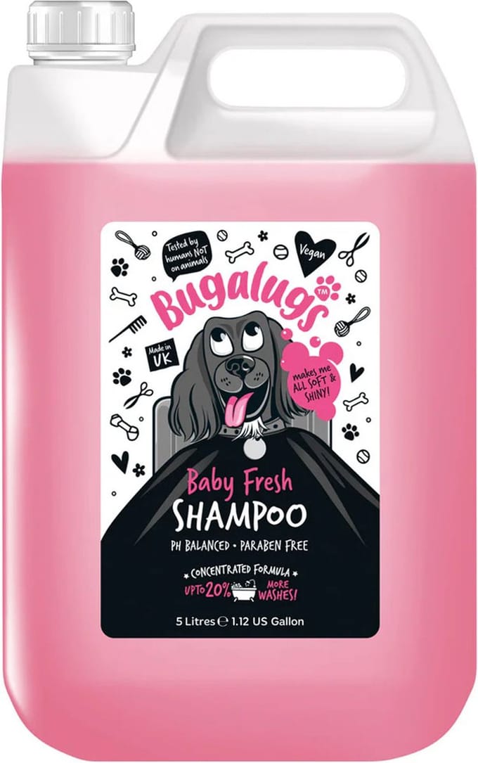 Bugalugs - Hondenshampoo - Baby Fresh - Alle vachttypes - Vegan - 5 liter