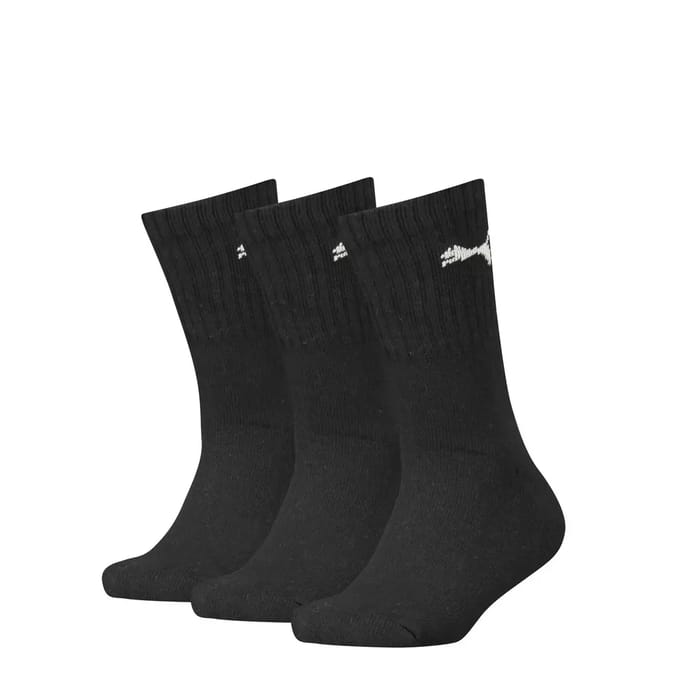 Puma - Kids Regular Crew Lightweight - Kindersokken - 27 - 30 - Zwart