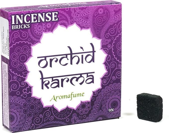 Aromafume - Feng Shui - Wierookblokjes - Wierook - Healing - Orchid Karma
