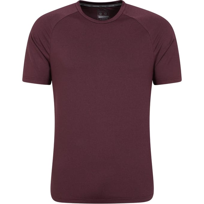Mountain Warehouse Heren Agra Melange T-Shirt (Donkerpaars)