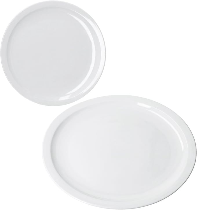 MamboCat Set van 2 BIANCO pizzaborden wit 30.5cm - 162067