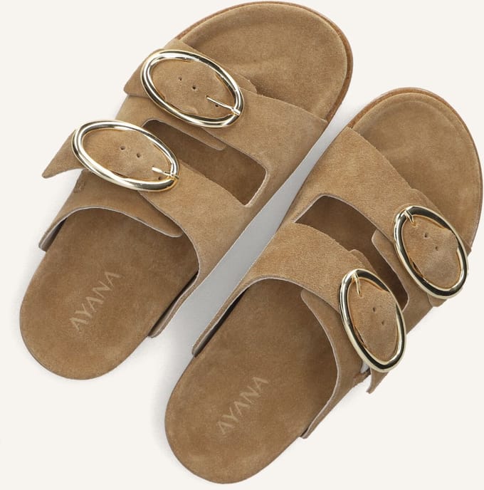 AYANA 2501 Slippers - Dames - Camel - Maat 37