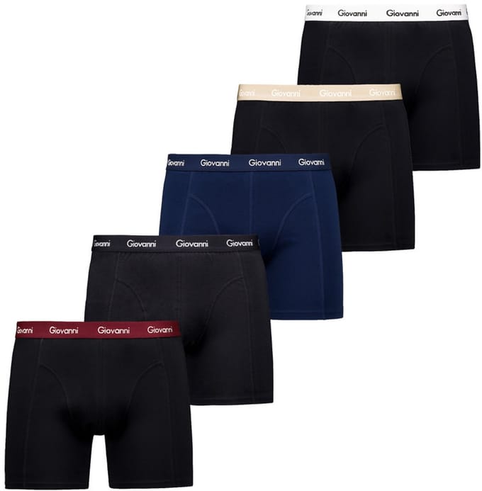 Giovanni - Heren boxershorts - 5-pack - Basics - Maat M