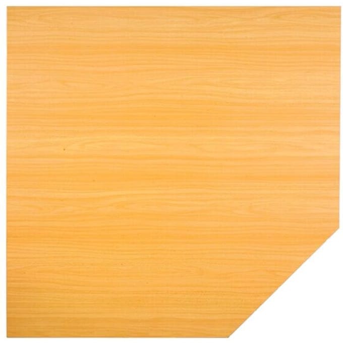 QT12 - trapeziumvormige plaat 120 x 120 Beuken